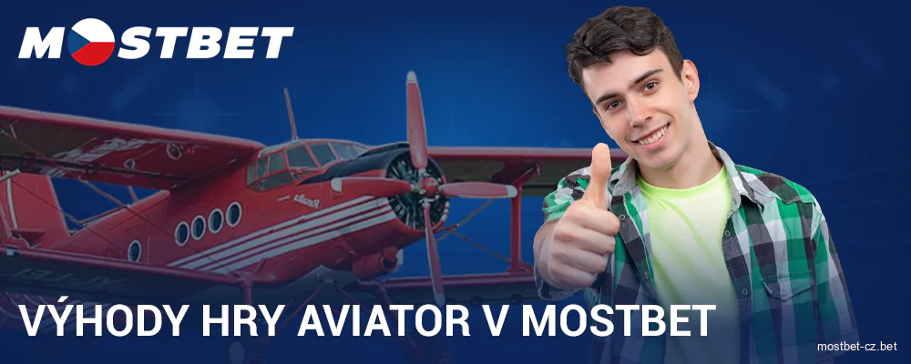Výhody hry Aviator pro hráče Mostbet Česko