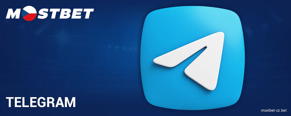 Kontaktujte nás přes Telegram na Mostbet CZ