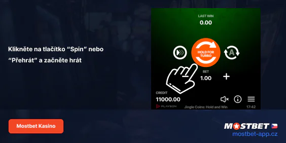Stisknutím tlačítka 'Sázka' spusťte hru - Kasino aplikace Mostbet