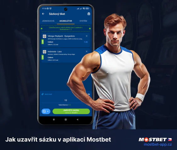 Jak podat sázku pomocí aplikace Mostbet