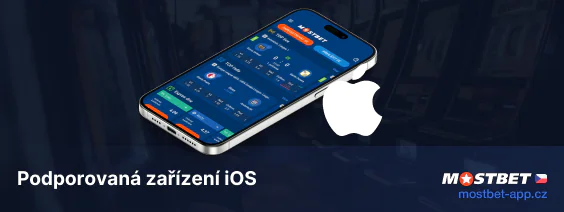 Seznam iOS zařízení, kde můžete spustit aplikaci Mostbet