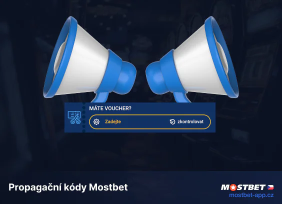 Propagační kódy - Aplikace Mostbet