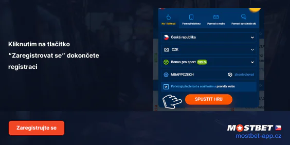 Dokončete registraci aplikace Mostbet kliknutím na potvrzovací tlačítko